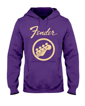 Load image into Gallery viewer, Guitar Lovers Fender Black T-Shirt Hoodie