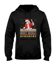 Load image into Gallery viewer, Merry Mixmas - Santa Claus Dj Funny Christmas Gift Hoodie