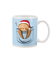 Load image into Gallery viewer, Pocket Slothmas Christmas Gift Funny T-Shirt Mug