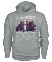 Load image into Gallery viewer, Game Of Throne Autograph 8 Years Anniversary T-Shirtr Hoodie