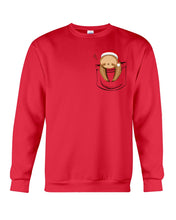 Load image into Gallery viewer, Pocket Slothmas Christmas Gift Funny T-Shirt Sweatshirt