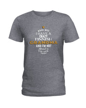 Load image into Gallery viewer, Finnish Crazy Grandma Gift For Grandma Family Ladies Tee