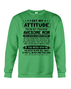 Awesome Mom Gift For Lovely Mom Mama Mother T-Shirt Sweatshirt