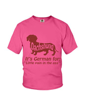 Load image into Gallery viewer, Dachshund German Shirt For Dachshunds Dog Lovers Youth Tee