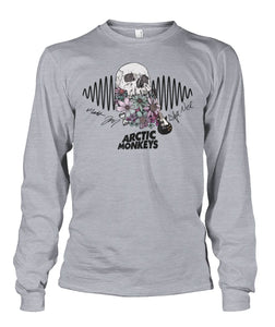 Arctic Monkeys Skull For Fans Unisex Long Sleeve