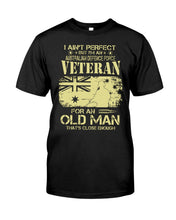 Load image into Gallery viewer, Veteran Australian Defence Force Gift For Grandpa Family Tee Guys Tee