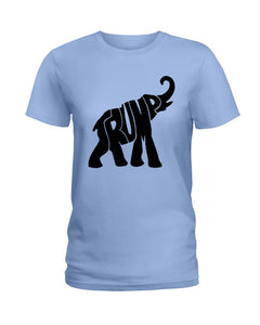 Elephant Trump Gift For American T-Shirt Ladies Tee