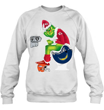 Load image into Gallery viewer, Funny Grinch Kansas Chief Christmas Gift Tee Sweatshirt