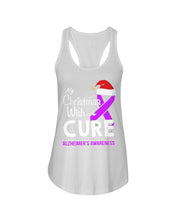 Load image into Gallery viewer, My Christmas Wish Is A Cure Ladies Flowy Tank