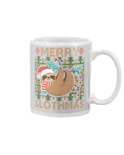 Load image into Gallery viewer, Merry Slothmas Christmas Gift For Kids Family Gift T-Shirt Mug