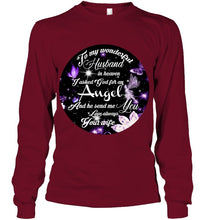 Load image into Gallery viewer, To My Husband In Heaven Gift For Widow Unisex Long Sleeve