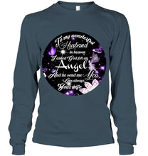 Load image into Gallery viewer, To My Husband In Heaven Gift For Widow Unisex Long Sleeve