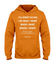 Load image into Gallery viewer, Grumpy Old Man December Wife Black Quote T-Shirt Hoodie