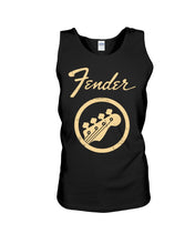 Load image into Gallery viewer, Guitar Lovers Fender Black T-Shirt Unisex Tank Top