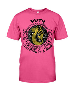 Ruth The Soul Of Mermaid Horoscope T-Shirt Guys Tee