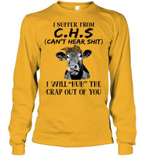 Load image into Gallery viewer, I Suffer From C.S.H Cows Lovers T-Shirt Unisex Long Sleeve