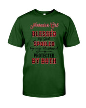 Load image into Gallery viewer, November Girl Blessed By Girl Spoiled By Husband Quote T-Shirt Guys Tee