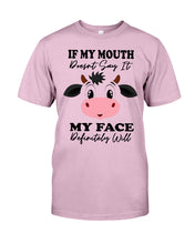 Load image into Gallery viewer, Cute Cow T-Shirt For Cow Lovers Guys Tee