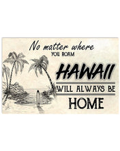Load image into Gallery viewer, Hawaii Will Always Be Home Vertical Poster