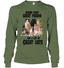 Load image into Gallery viewer, A Lot Of Great Cat  Shirt For Cat Lovers Unisex Long Sleeve