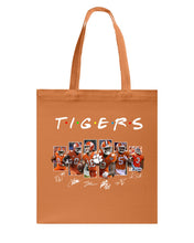 Load image into Gallery viewer, Clemson Tigers Ncaa Friends Font T-Shirt For Fans Basketweave Tote Bag