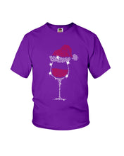 Load image into Gallery viewer, Christmas Gift For Wine Lovers Custom T-Shirt Youth Tee