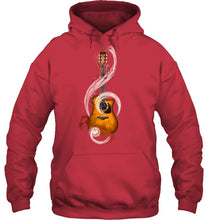 Load image into Gallery viewer, Guitar Note Hoodie