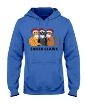 Load image into Gallery viewer, Santa Claws Funny Gift Christmas Gift For Cat Lovers Hoodie