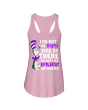 Load image into Gallery viewer, I Do Not Like Epilepsy Anywhere T-Shirt Ladies Flowy Tank