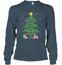 Load image into Gallery viewer, Cute Dog Paws Christmas Tree Shirt Unisex Long Sleeve