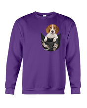 Load image into Gallery viewer, Beagle In The Pocket Funny T-Shirt Sweatshirt