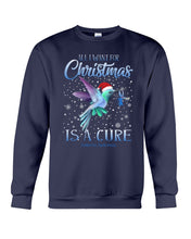 Load image into Gallery viewer, All I Want For Christmas Is A Cure Stop Diabetes Sweatshirt