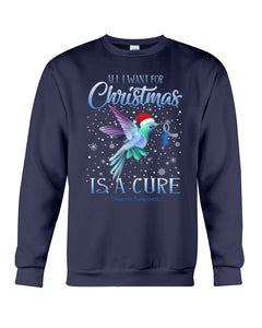 All I Want For Christmas Is A Cure Stop Diabetes Sweatshirt