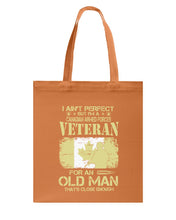 Load image into Gallery viewer, Old Man - Canadian Armed Forces Basketweave Tote Bag