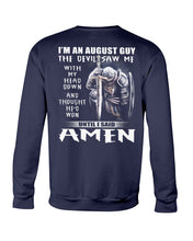 Load image into Gallery viewer, August Guy Amen Birthday Gift For Christian Sweatshirt