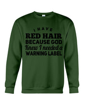 Load image into Gallery viewer, Great Gift For Redhead Grandma Sweatshirt