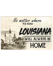 Load image into Gallery viewer, Louisiana Will Always Be Home Horizontal Poster