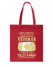 Load image into Gallery viewer, Old Man - Canadian Armed Forces Basketweave Tote Bag