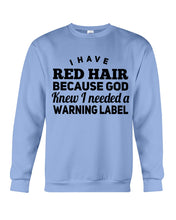 Load image into Gallery viewer, Great Gift For Redhead Grandma Sweatshirt
