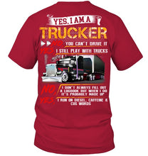 Load image into Gallery viewer, I Am A Trucker Guys Tee