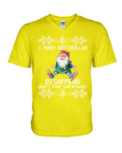 Load image into Gallery viewer, I Make Kottbullar Disappear Black T-Shirt Guys V-Neck