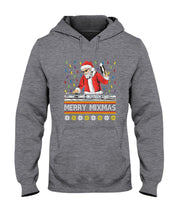 Load image into Gallery viewer, Merry Mixmas - Santa Claus Dj Funny Christmas Gift Hoodie