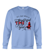 Load image into Gallery viewer, Funny Moose Wonderful Time Christmas Gift For Family Sweatshirt