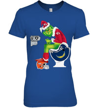 Load image into Gallery viewer, Funny Grinch Kansas Chief Christmas Gift Tee Ladies Tee
