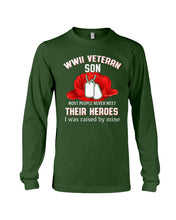 Load image into Gallery viewer, Wwii Veteran Gift For Veteran Dad Quote T-Shirt Unisex Long Sleeve