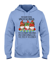 Load image into Gallery viewer, Swedish Christmas Gnome Cute Gift Tee Hoodie