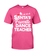 Load image into Gallery viewer, Santa Dance Teacher Christmas Shirt Guys Tee