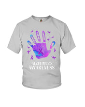 Load image into Gallery viewer, Alzheimers Awareness T-Shirt Youth Tee