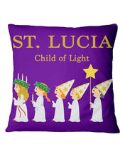 Load image into Gallery viewer, St Lucia Child Of Light God Jesus Christmas Gift Pillow Cover