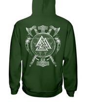 Load image into Gallery viewer, Viking Valknut Viking Pattern Custom T-Shirt Hoodie